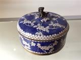 Cloisonné covered dish