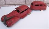 C/1930s Wyandotte La Salle Sedan 15 1/2" w/ Streamline trailer 10 1/2" 
