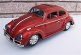 C/1960's Battery-op Japan VW w/visible engine, 14" 