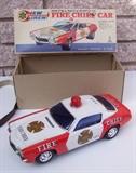 1970 Batt-Op Firebird Fire Chief Car, MIB