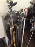 Great variety of golf items