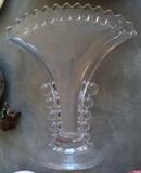 Glass Fan Vase