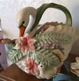 Fitz & Floyd Swan Pitcher