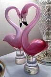 Heavy Glass Flamingo