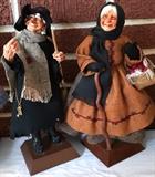 Simpich Character Dolls, Old Man and Woman