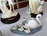 Lladro Swan and babies