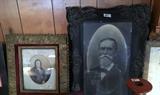 Antique Ornate Picture Frames and Portraits