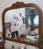 Vintage Mirror with wood frame