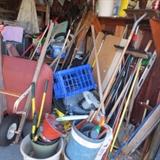 Garage Full Garden Needs and tools