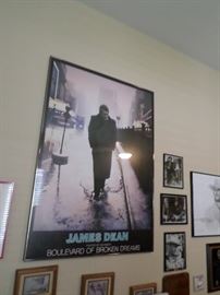 Xlarge James Dean Framed Poster