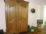 Transitional period Armoire in oak, France