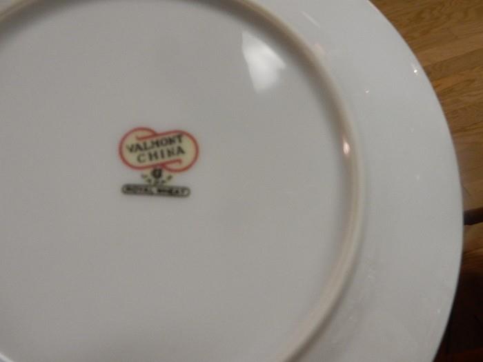 Valmont China Golden Wheat Pattern, very collectible.