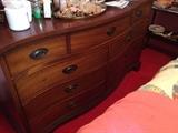 Federal style serpentine front dresser