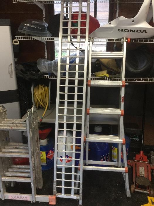 Little Giant ladder, motorcycle ramp