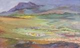 Lee Simpson, "Taos Mountain", 1962, oil on canvas, 25x30, signed and dated lower left.