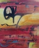 Pat Orban, Untitled oil on canvas diptych, date unknown 24x20