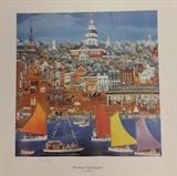 Carol Dyer "Rainbow Sail Regata", signed & numbered in pencil.