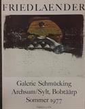 Johnny Friedlaender "Galerie Schmucking Archsum/Sylt, Bobtaarp Sommer 1977, reproduction