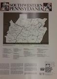 Southwestern Pennsylvania map reproduction