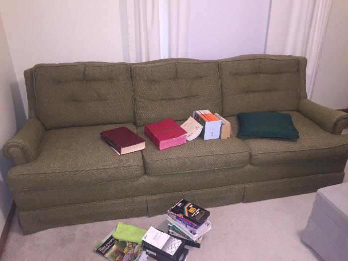 VINTAGE GREEN SOFA