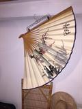 HUGE ASIAN FOLDING FAN