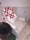 CREAM STRIPE CHAIR