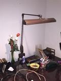 ANTIQUE METAL OFFICE LAMP