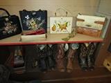 Vintage Purses, Used Nocona Boots