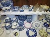 Staffordshire, Liberty Blue China, Flow Blue