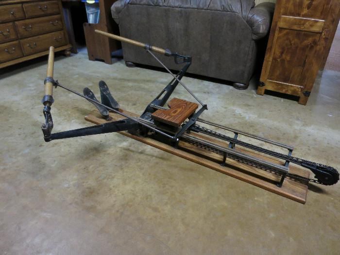 Antique A. G. Spaulding Bros Rowing Machine!