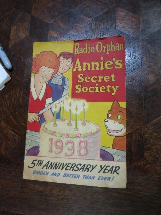 1938 Radio Orphan Annie's Secret Society Book