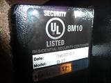 Gander Mtn Gun Safe, Model D-27, Manufacture Date: 1st/2010-1, Certified BTU Rating: 80,000 BTU, 12 Gauge Steel Body, Made in USA, UL Label, Model, Serial Number.