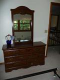 Dresser with Mirror, Part of 2 Piece Bedroom Set