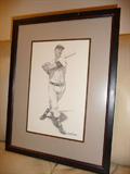 Baseball Memorabilia, Picture with Frame