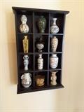 Treasure Wall Unit, holds 12 Decorative Asian Porcelain Vases