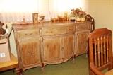 Beautifully distressed buffet server!