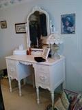 Painted vanity w/mirror