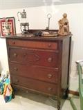 Antique 4 drawer chest