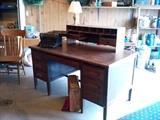 Antique wood desk