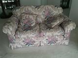 second small love seat floral