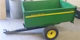 2004 15 Cubic Foot John Deere Steel Trailer.