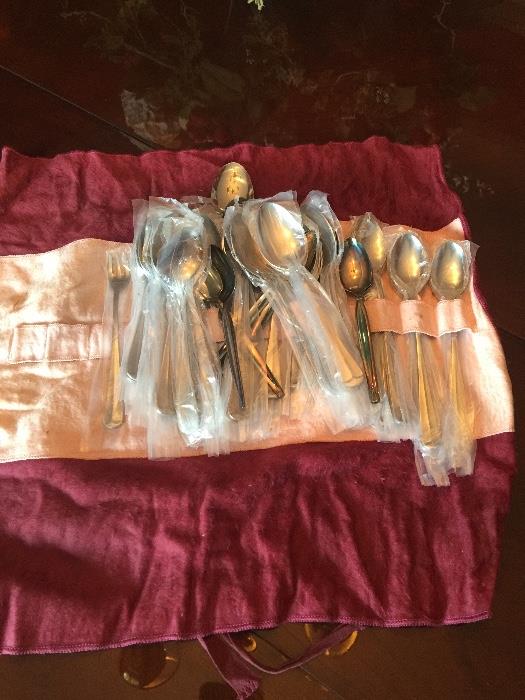 Silver plate flatware