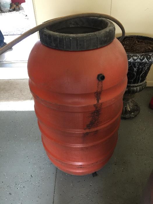 Rain Barrel.