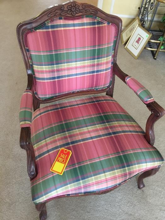 Walther E. Smith Silk & hard wood chairs