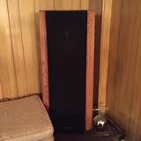 Over-sized vintage Infinity speakers