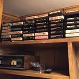 8-track tapes and tape player