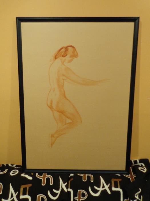 A very graceful, signed Sikker Hansen nude