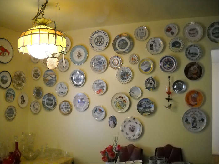 sample of over 70 collectible plates