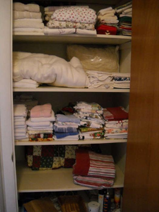 loaded linen closet