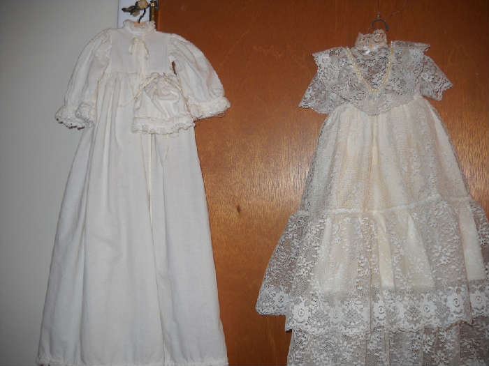 vintage doll/baby dresses